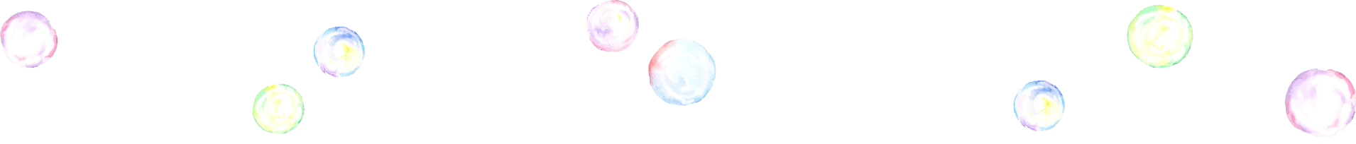 シャボン玉のイラスト