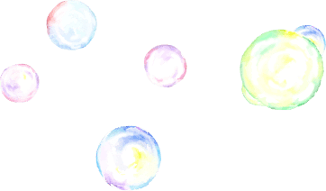 シャボン玉のイラスト